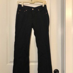 VINTAGE LEVIS, LOW RISE, 100% COTTON, BLACK JEANS